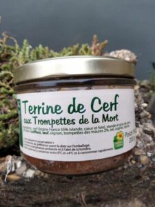TERRINE DE CERF AUX TROMPETTES DE LA MORT 200G FERME DE L'ÉTANG