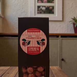 PERLES FOURRÉES FRAMBOISE 75G EDMOND ET SIMONE
