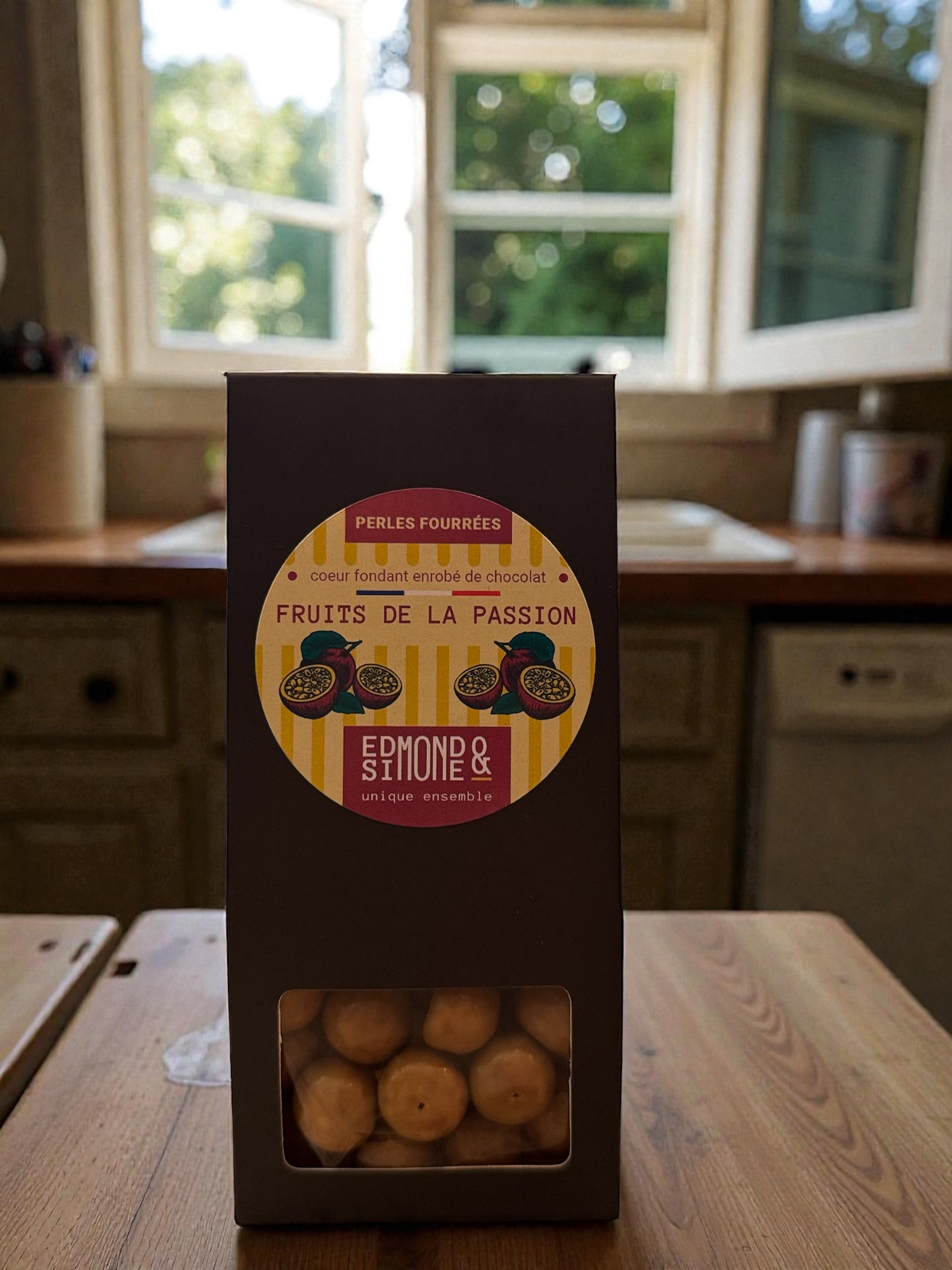 PERLES FOURRÉES FRUITS DE LA PASSION 75G EDMOND ET SIMONE