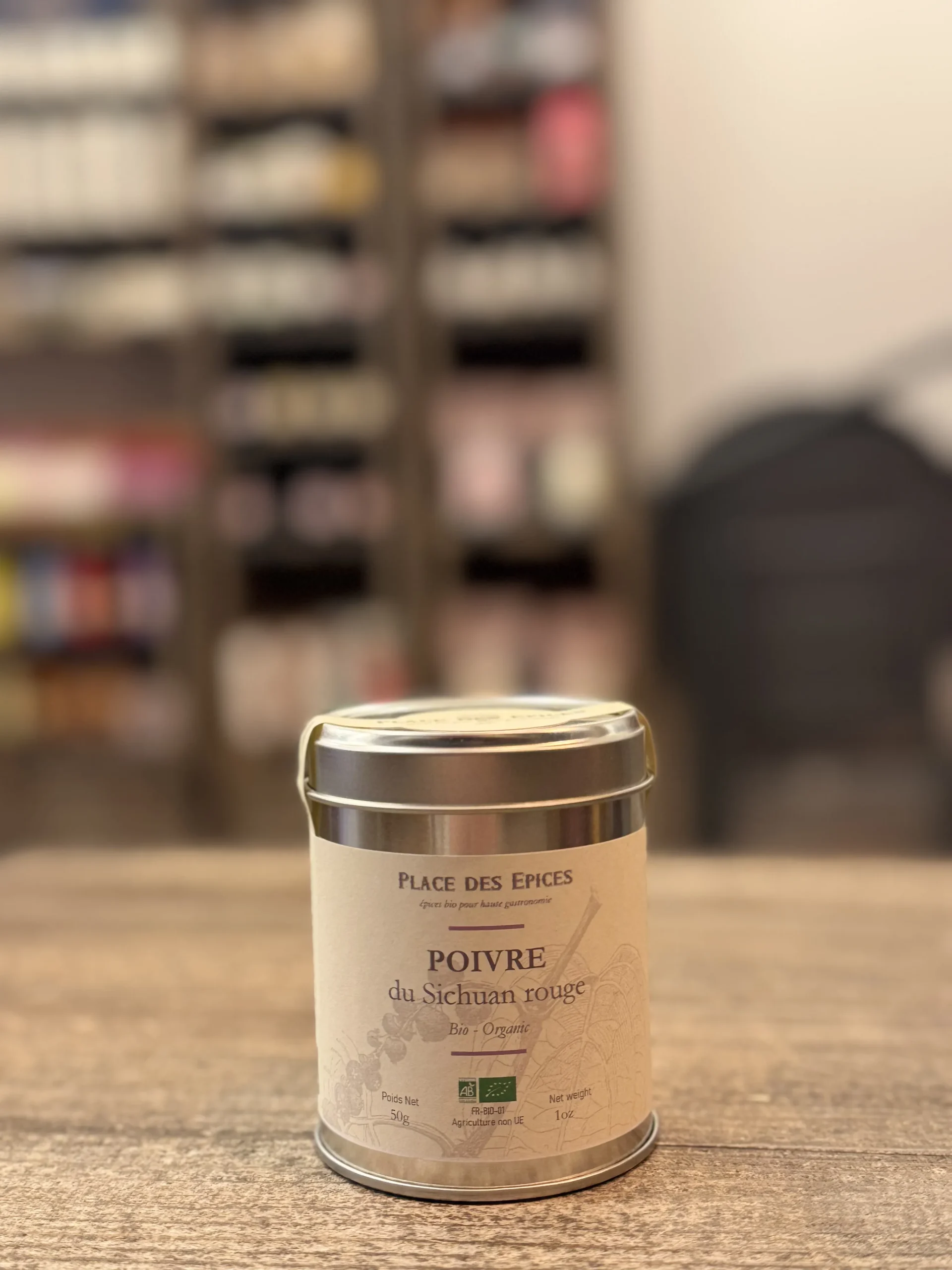 POIVRE ROUGE SICHUAN BIO 50G PLACE DES ÉPICES