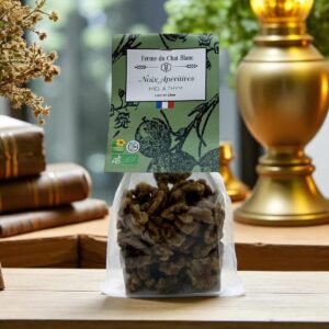 NOIX APÉRITIVES MIEL ET THYM 100G LA FERME DU CHAT BLANC