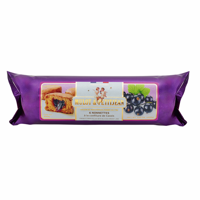 ROULEAU DE 6 NONNETTES CASSIS 200G MULOT ET PETITJEAN