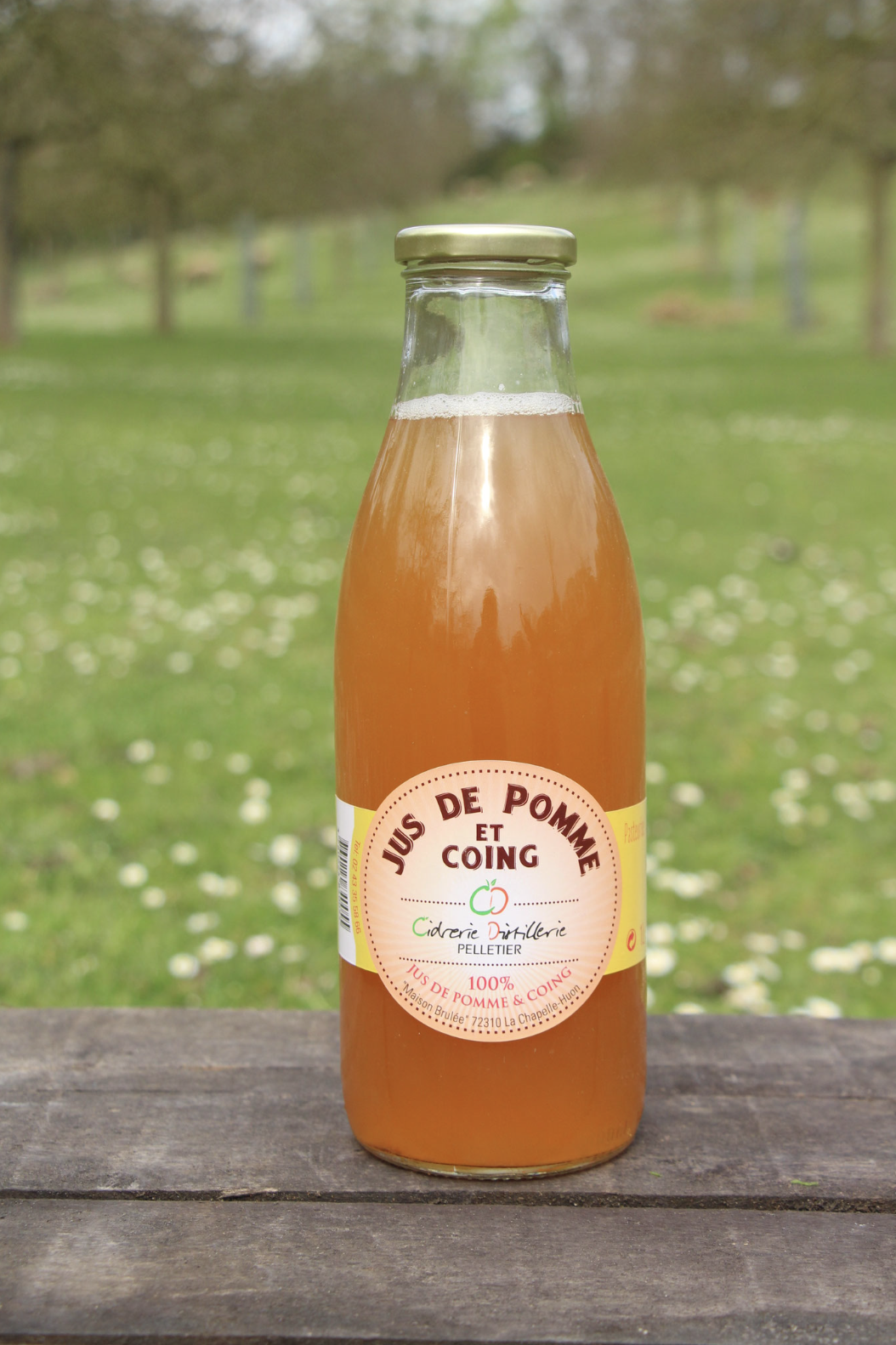 JUS DE POMME COING 1L 100% PASTEURISÉ PELLETIER