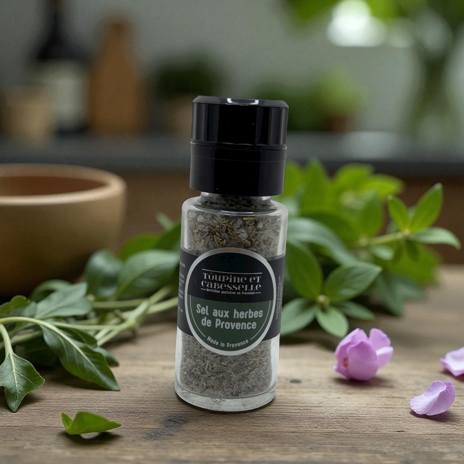 SEL AUX HERBES DE PROVENCE 80g TOUPINE ET CABESSELLE