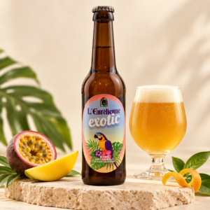 BIÈRE BLONDE LÉGÈRE EXOTIC 4% 33CL L'EURÉLIENNE