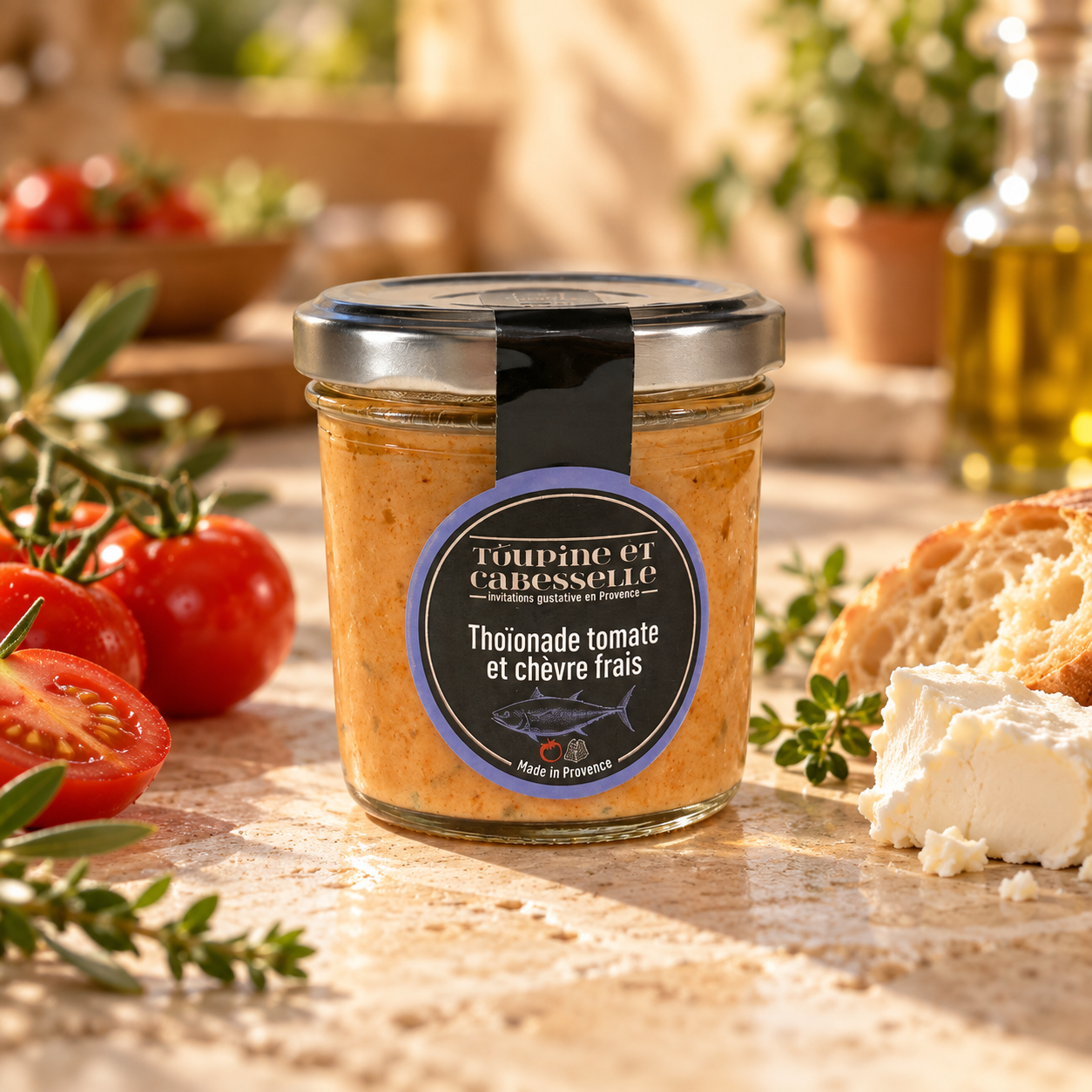 THOIONADE TOMATE CHÈVRE FRAIS 90G TOUPINE ET CABESSELLE