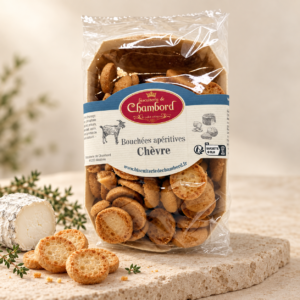 BOUCHÉES APÉRITIVES CHÈVRE 100G LA BISCUITERIE DE CHAMBORD