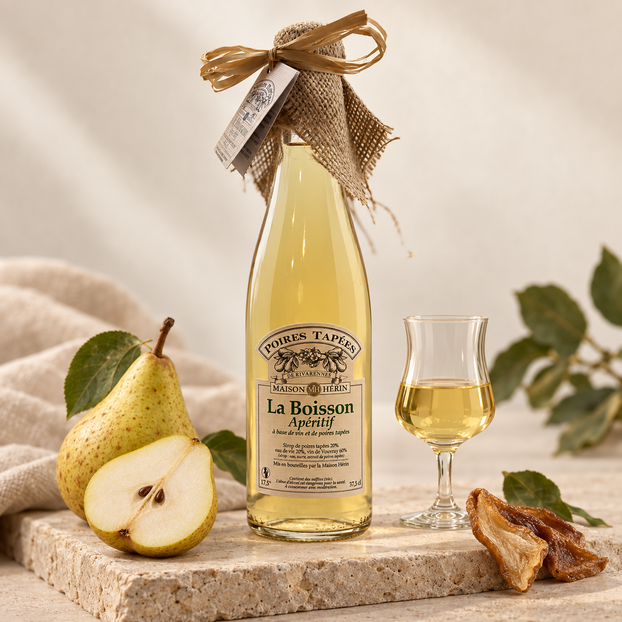 BOISSONS APÉRITIVES POIRES TAPÉES MAISON HERIN