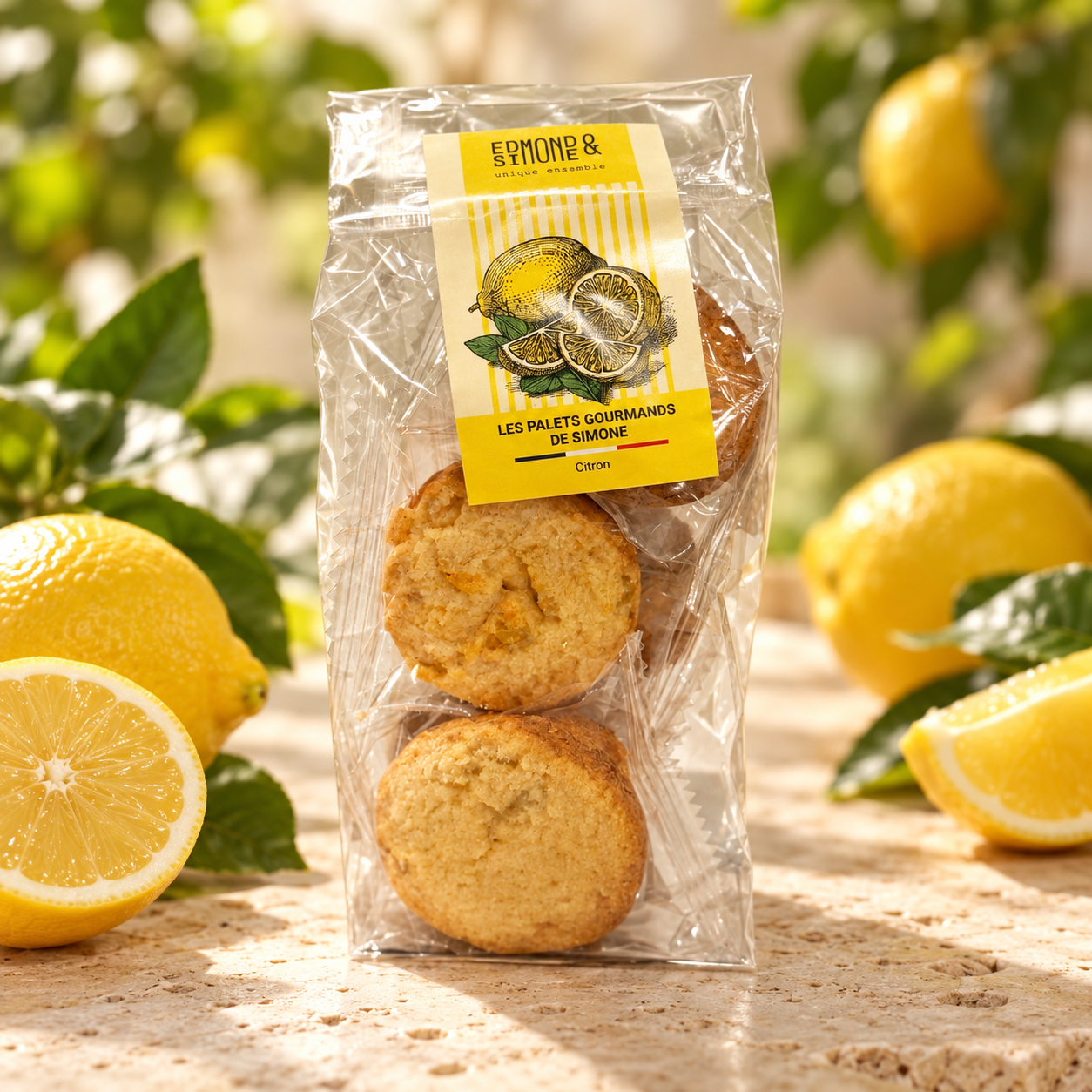 PALETS CITRON 150G  EDMOND ET SIMONE