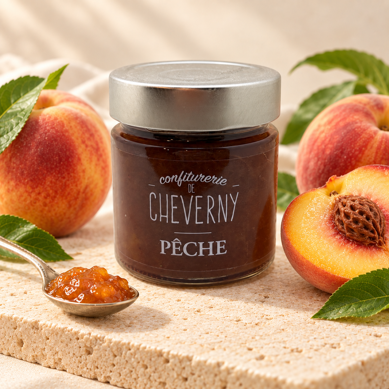 CONFITURE PÊCHE BIO 280G LA CONFITURERIE DE CHEVERNY