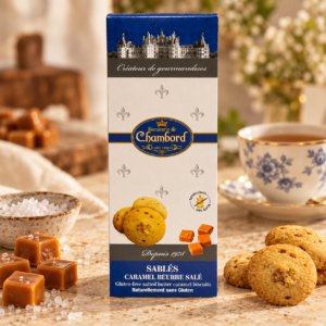SABLÉ CARAMEL BEURRE SALÉ SANS GLUTEN 120G BISCUITERIE DE CHAMBORD