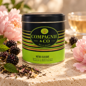 THÉ BLANC THÉ VERT MÛRE ET FLEURS DE PIVOINE 90G COMPAGNIE COLONIALE