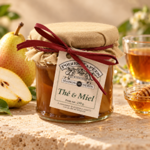 POIRES TAPÉES THÉ MIEL 230G MAISON HERIN