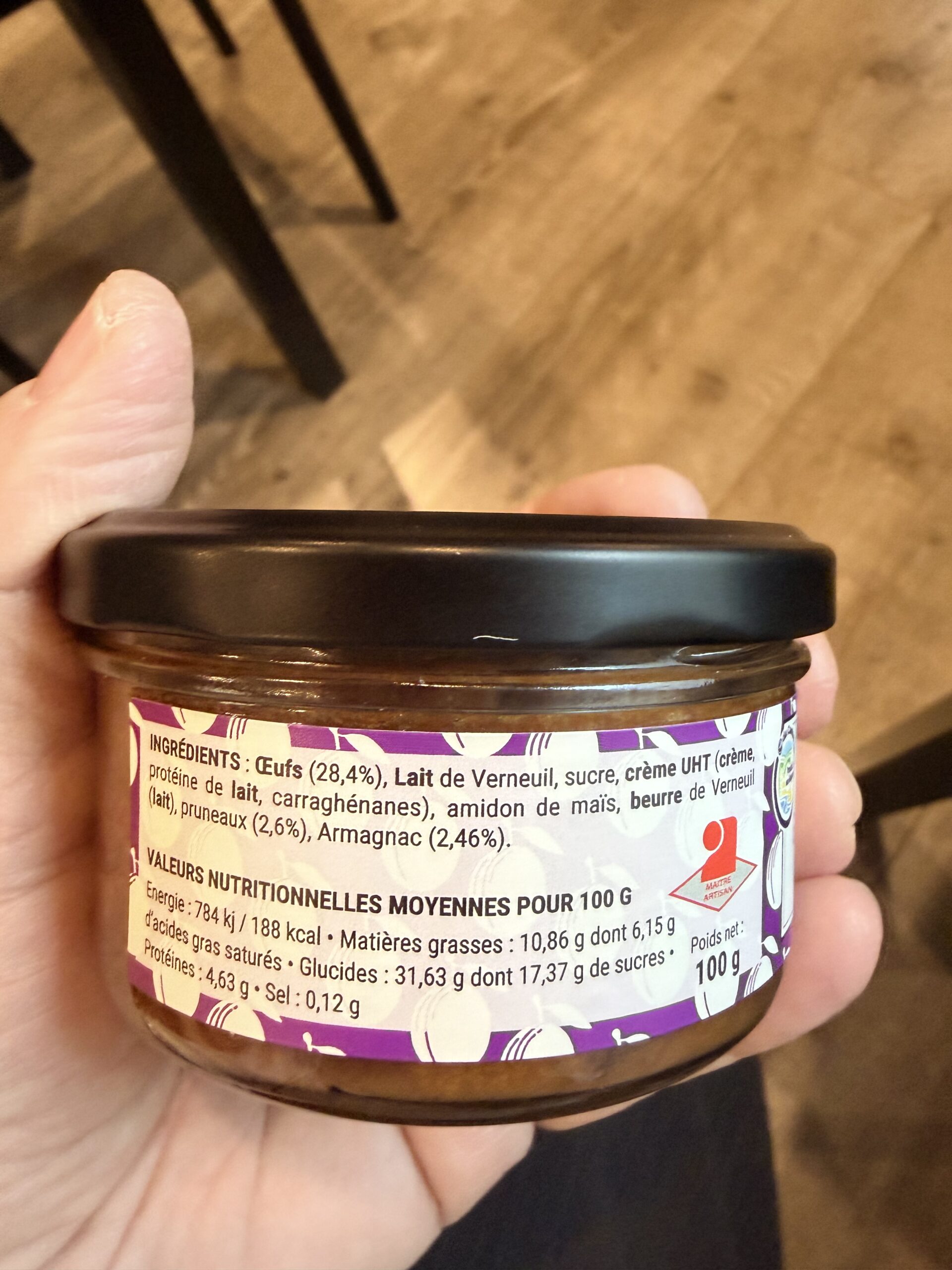 GÂTEAU AUX PRUNEAUX À L'ARMAGNAC 100G SAVEURS GOURMANDES DU VAL DE LOIR – Image 2