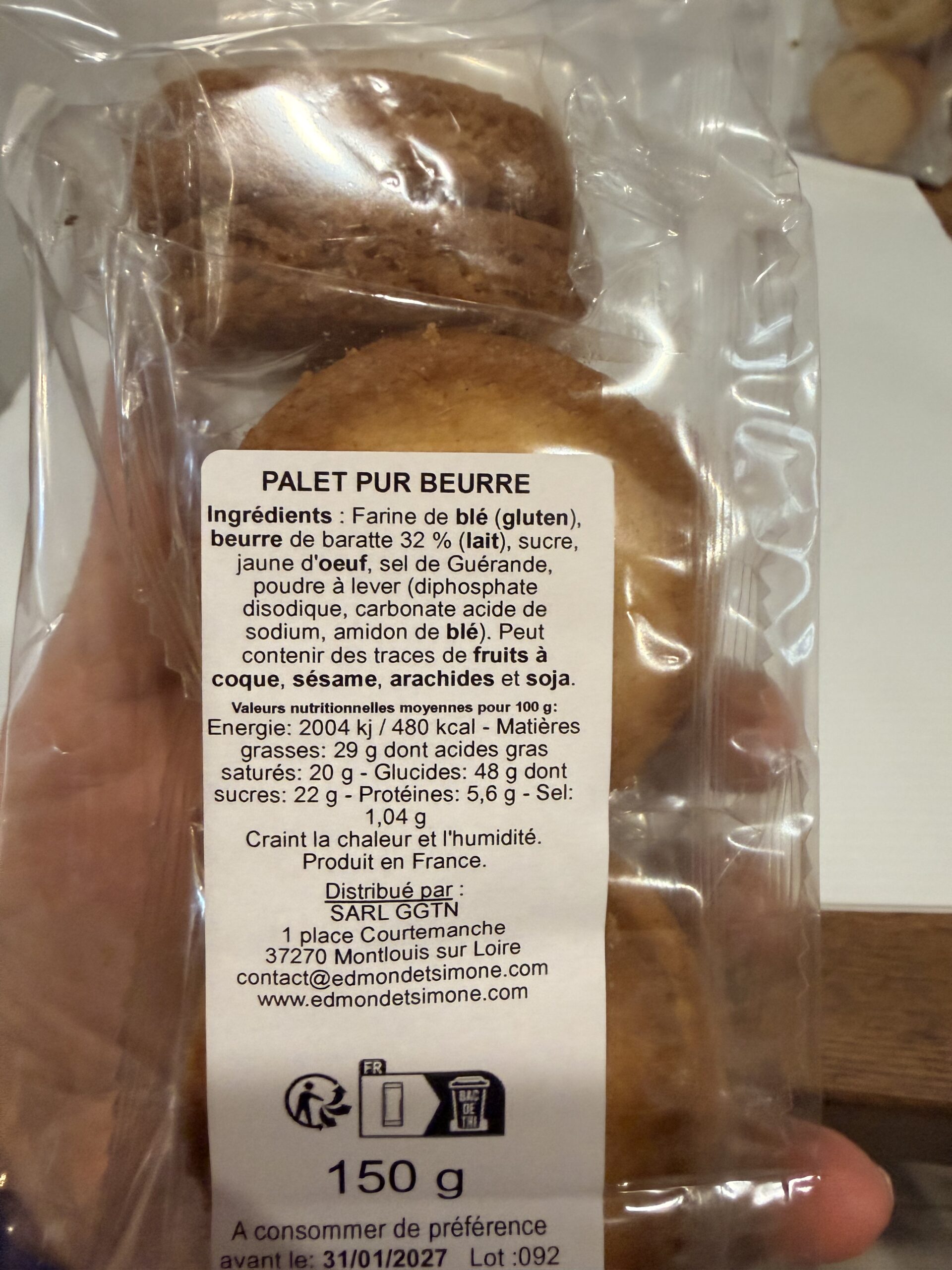 PALETS NATURE 150G EDMOND ET SIMONE – Image 2