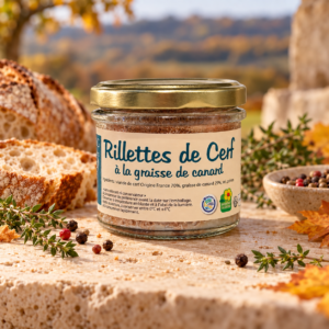 RILLETTES DE CERF À LA GRAISSE DE CANARD LA FERME DE L'ÉTANG 100G