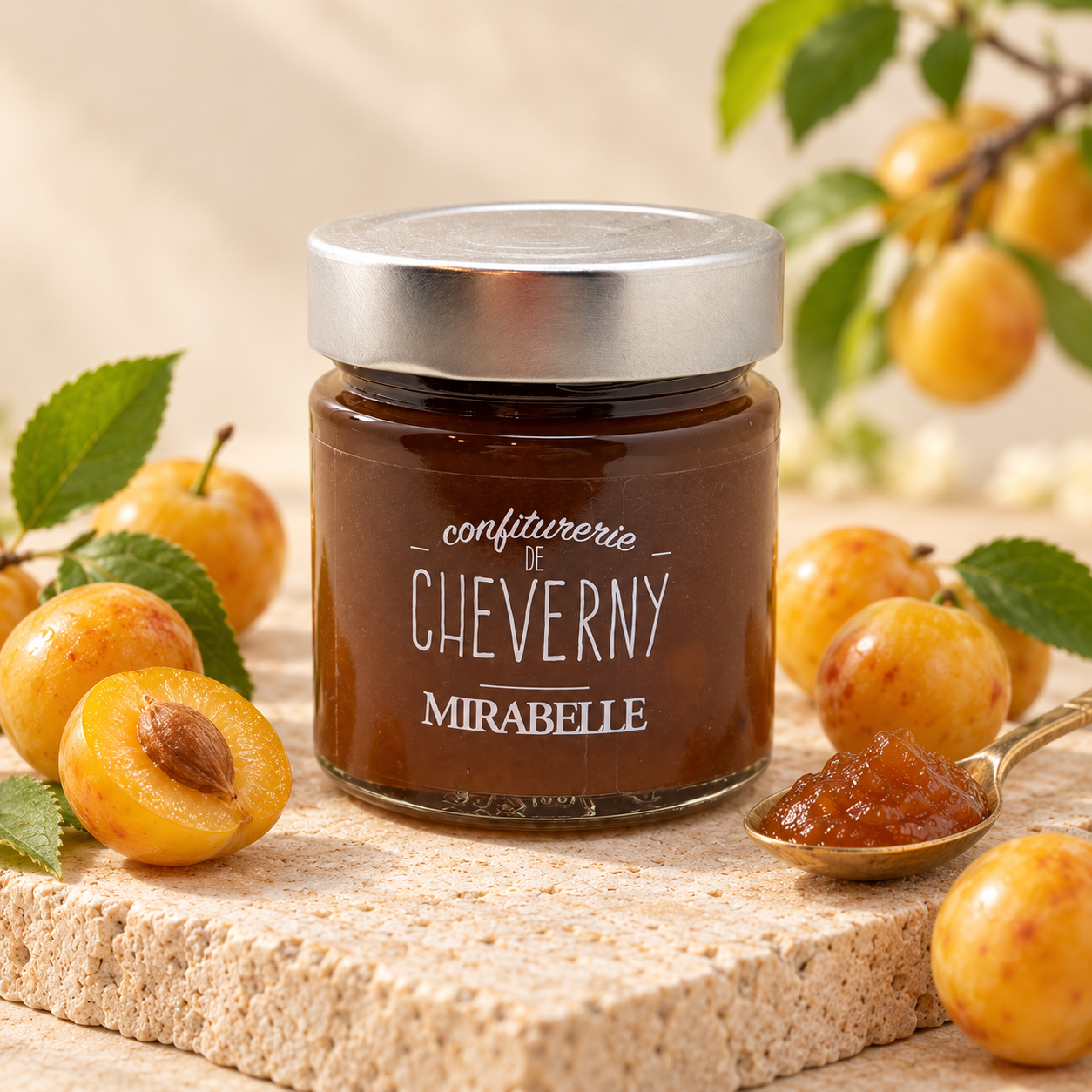 CONFITURE MIRABELLE DE SOLOGNE BIO 280G LA CONFITURERIE DE CHEVERNY