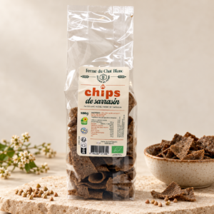 CHIPS SARRASIN 100G LA FERME DU CHAT BLANC