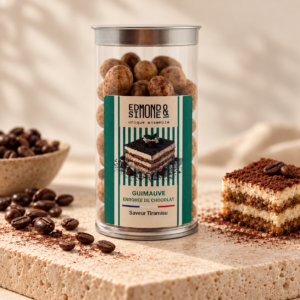 GUIMAUVE ENROBÉE CHOCOLAT SAVEUR TIRAMISU 200G EDMOND ET SIMONE