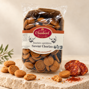 BOUCHÉES APÉRITIVES CHORIZO 100G LA BISCUITERIE DE CHAMBORD