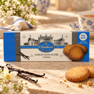 SABLÉ VANILLE BOURBON SANS SUCRE 120G BISCUITERIE DE CHAMBORD