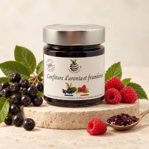CONFITURE ARONIA FRAMBOISE 280G