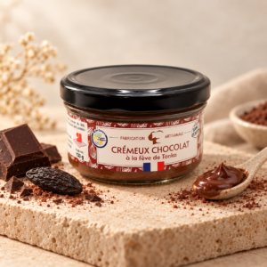 CRÉMEUX CHOCOLAT FÈVE DE TONKA 130G SAVEURS GOURMANDES DU VAL DE LOIR