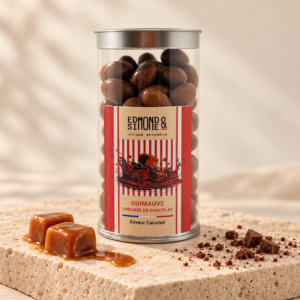 GUIMAUVE ENROBÉE CHOCOLAT SAVEUR CARAMEL 200G EDMOND ET SIMONE
