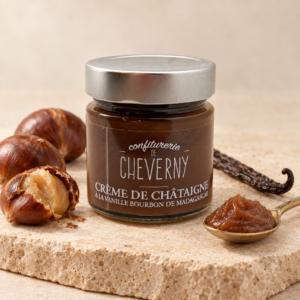 CRÊME DE CHATAÎGNE VANILLE DE MADAGASCAR BIO 280G LA CONFITURERIE DE CHEVERNY